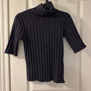 NEVER WORN Zara High Ribbed Shirt